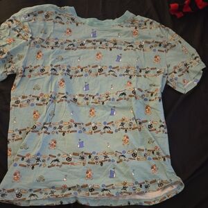 Blue Graphic T-Shirt